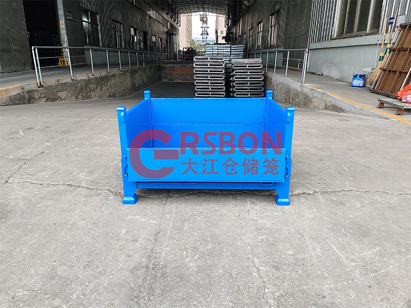 金屬鐵板料箱-金屬周轉(zhuǎn)箱-大江倉(cāng)儲(chǔ)籠