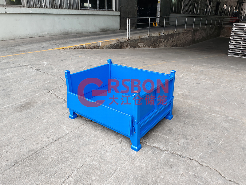 金屬鐵板料箱-金屬周轉(zhuǎn)箱-大江倉(cāng)儲(chǔ)籠