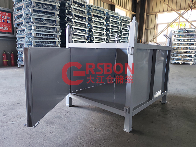 吊耳式鐵板箱-側(cè)開門-大江倉儲籠