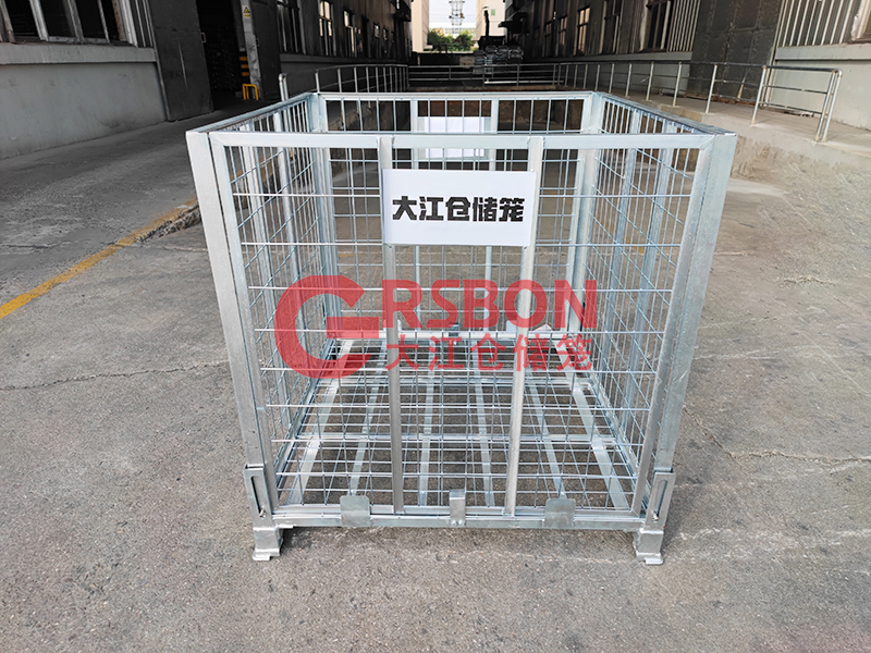 【視頻】瓶胚籠-瓶胚物流容器-裝瓶胚角鋼倉儲(chǔ)籠