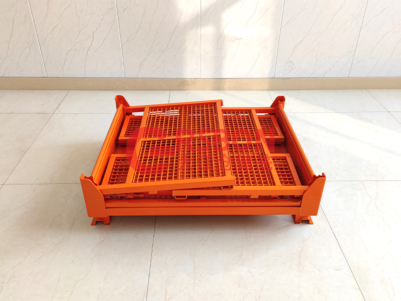 韓式物流箱 韓版料箱 蘭色/橙色 韓式物料箱韓版料箱-大江倉儲(chǔ)籠
