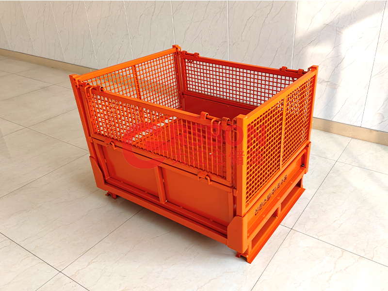 韓式物流箱-韓版料箱-韓式金屬箱-可折疊鐵箱—大江倉儲(chǔ)籠