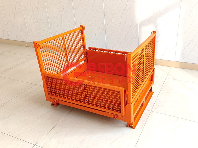 韓式物流箱 韓版料箱 蘭色/橙色 韓式物料箱韓版料箱-大江倉儲(chǔ)籠