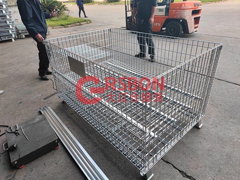 【視頻】層網(wǎng)倉儲籠-倉儲籠加隔離網(wǎng) 層網(wǎng)倉儲籠-倉儲籠加隔離網(wǎng)-大江倉儲籠