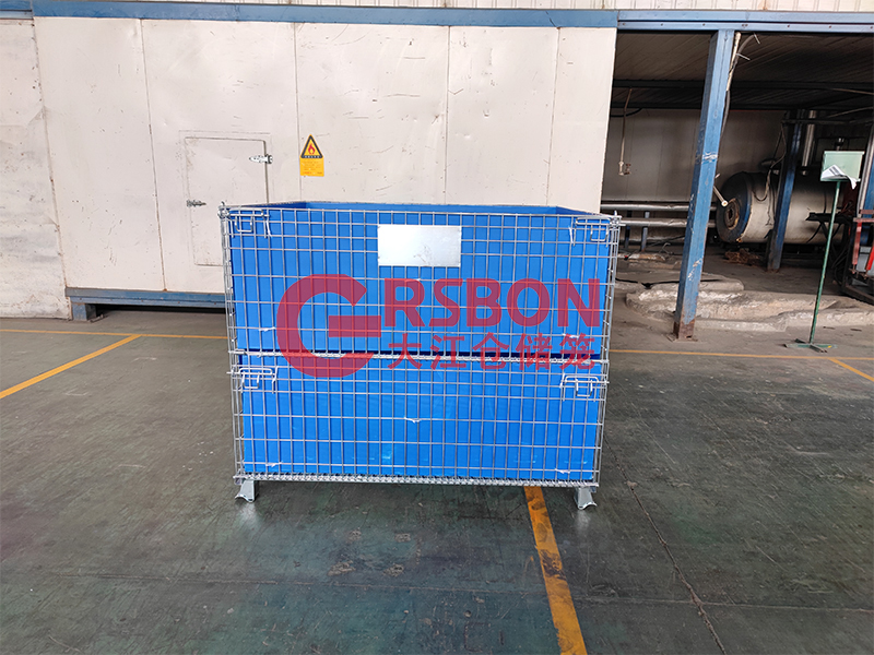 中空板鍍鋅倉(cāng)儲(chǔ)籠-藍(lán)色-大江倉(cāng)儲(chǔ)籠