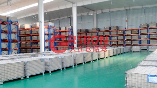 江蘇有哪些廠家生產(chǎn)可折疊倉儲籠周轉(zhuǎn)箱？-大江倉儲籠