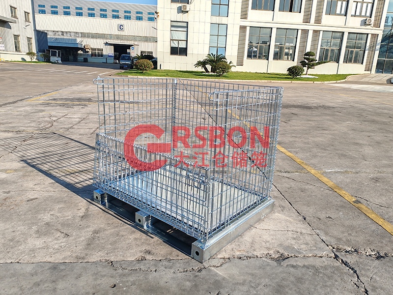 立體庫周轉(zhuǎn)箱-倉儲籠定制-鐵板-大江倉儲籠