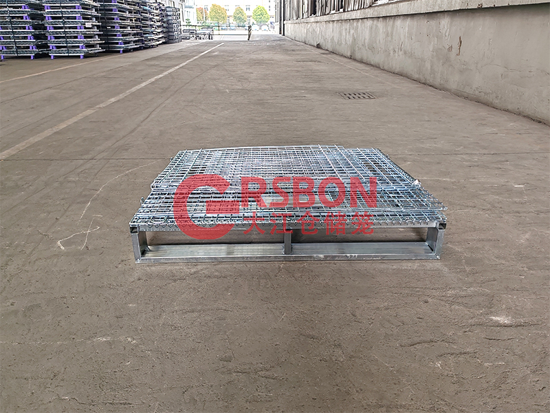 【視頻】立體庫周轉(zhuǎn)箱倉儲籠-四面進叉-托盤式底座 立體庫周轉(zhuǎn)箱倉儲籠-四面進叉-大江倉儲籠