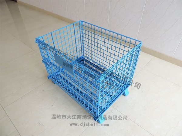 <i style='color:red'>噴塑</i>倉儲籠_藍色