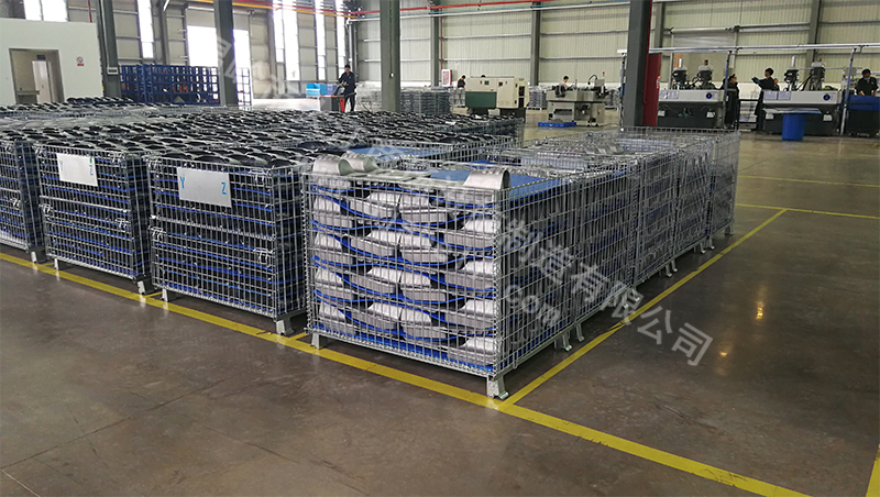 折疊倉儲籠應用-大江倉儲籠