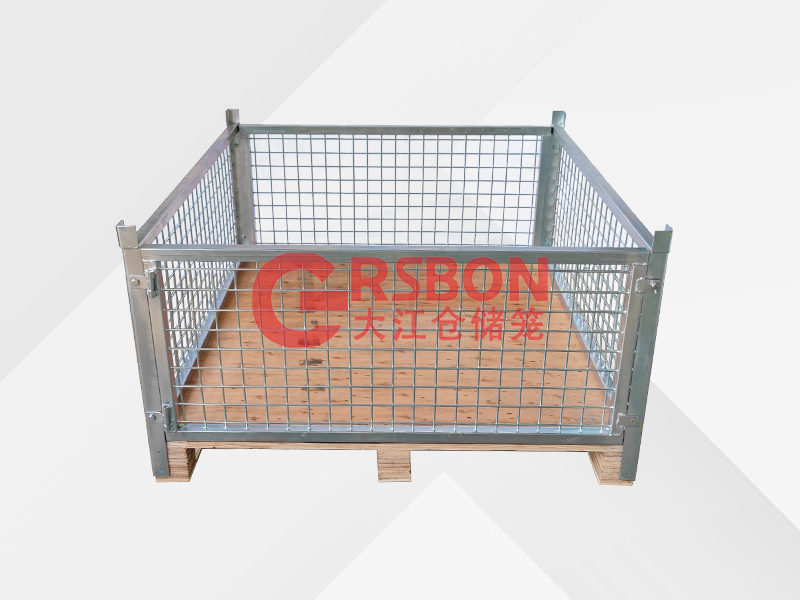 木托盤倉儲籠 倉儲籠搭配木托盤 木托盤倉儲籠-大江倉儲籠